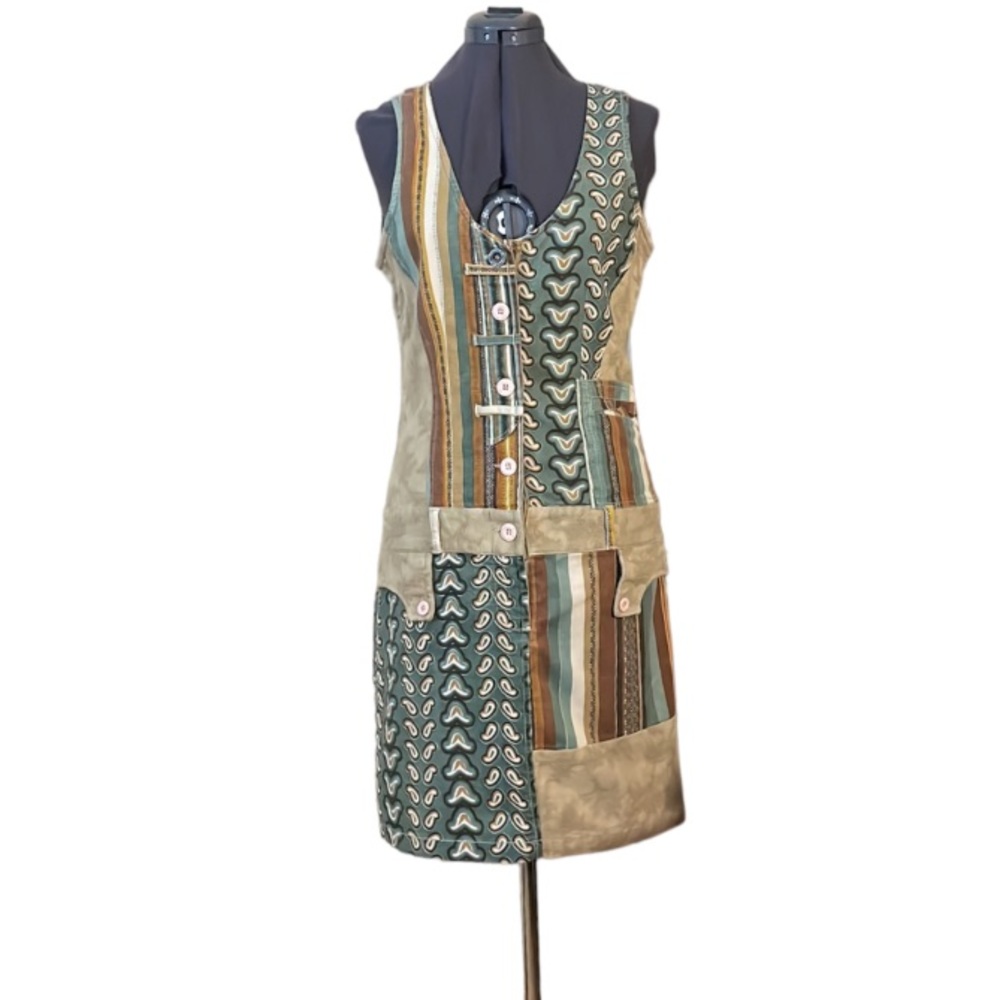 N.T.S Not the Same Sleeveless MultiPrint Dress Size 38